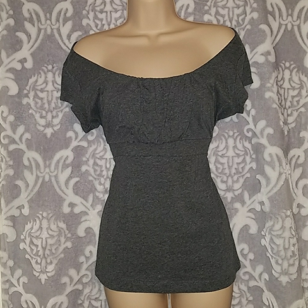 Banana Republic Grey Sash Shirt Size Large